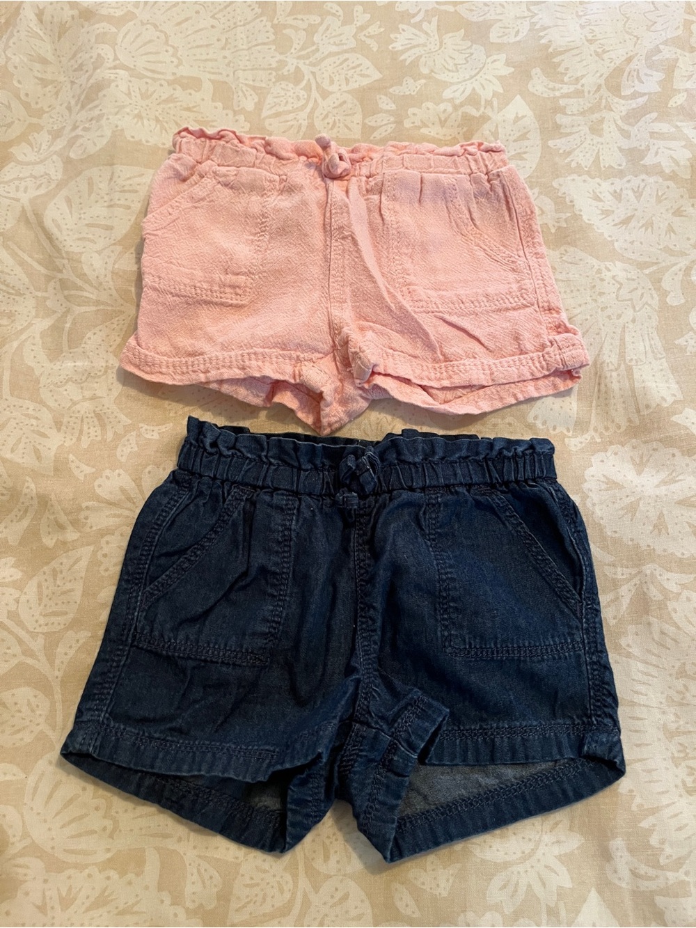 Old Navy Pink and Navy Girls’ Casual Shorts 2-Pack